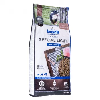 Sausas šunų ėdalas Bosch Light 12,5 kg – vištiena, junior, 13% baltymų, 10% riebalų