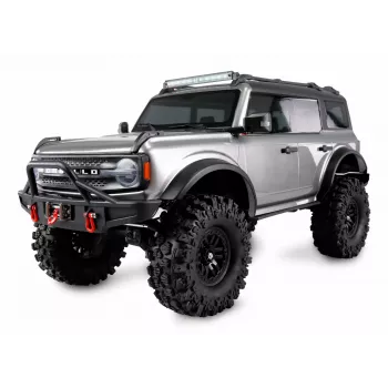 Radijo bangomis valdomas krovininis visureigis Amewi AMXRock Caballo 4WD 1:10 metalinis pilkas