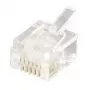 Telefono kištukas Equip RJ-12 (6P6C), skaidrus