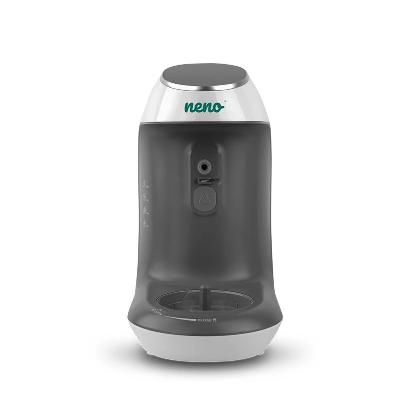 Maitinimo prietaisas kūdikiams Neno Cibo 300 W, 0,3 l dubuo, garinimas ir maišymas, pašildymas, pilka/balta