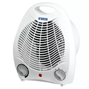 Elektrinis ventiliatorinis šildytuvas NOVEEN FH03 – 2000 W, 2 galios lygiai, termostatas, baltas