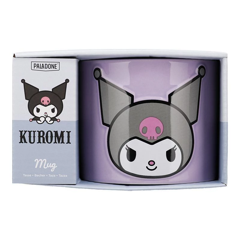 Keraminis puodelis Paladone PP14659KUR su įspaustu Kuromi motyvu, 400 ml
