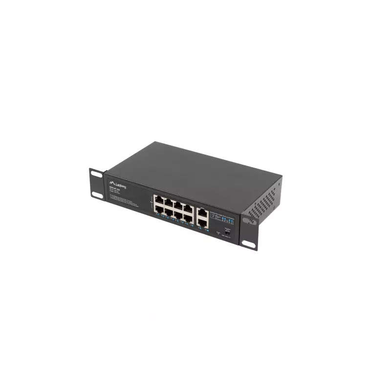 Nevaldomas PoE+ jungiklis Lanberg RSFE-8P-2GE-120