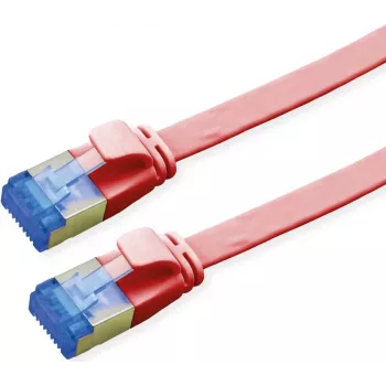 VALUE Patch Cable Cat.6A (Class EA) FTP, ypač plokščias, raudonas, 1,5 m (21.99.2124)