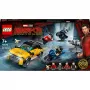 LEGO rinkinys Marvel Pabėgimas iš Dešimties žiedų 76176 su minifigūrėlėmis ir transporto priemonėmis