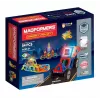 MAGFORMERS Dynamic Flash 54 vnt. magnetinis konstravimo rinkinys – kvadratinės ir trikampės plytelės