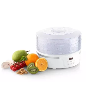 Džiovintuvas maistui ETA Secca skaidrus baltas 380 W, LED ekranas, 24 h laikmatis, 300×300×220 mm