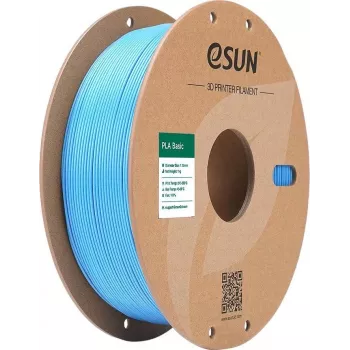 PLA BASIC 1,75 mm šviesiai mėlyna 1 kg ESUN 3D spausdinimo gija (PLA-BASIC175Q-U1P1)