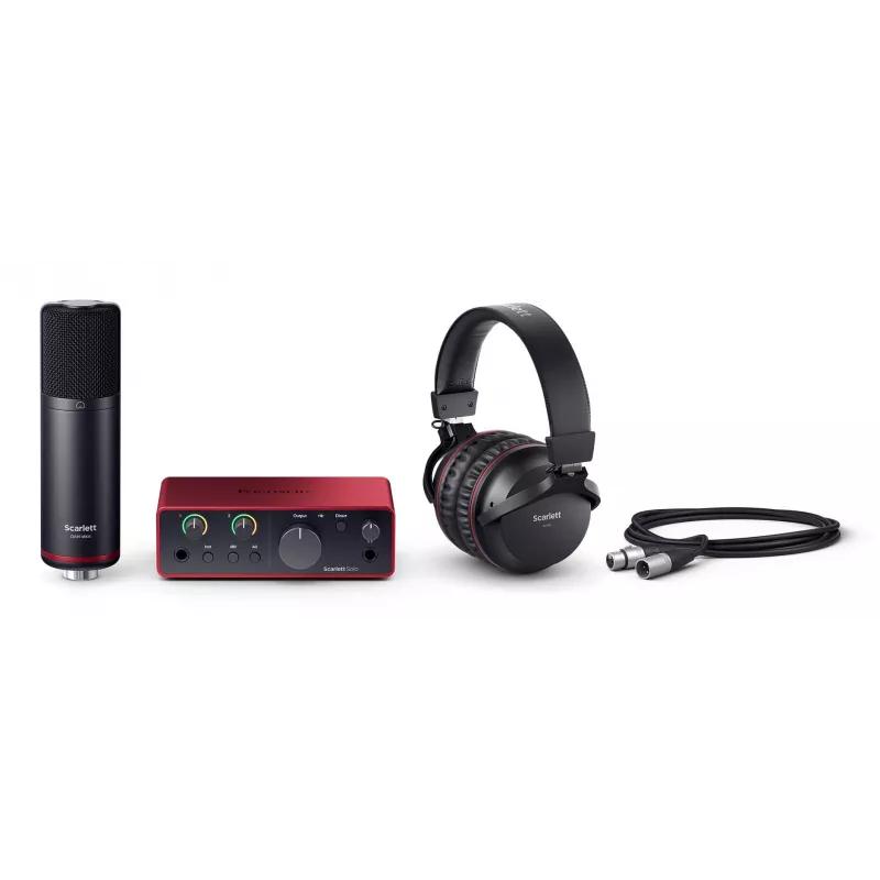 Focusrite Scarlett Solo Studio įrašų rinkinys