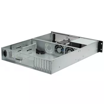 SilverStone RM23-502 Rackmount Server Chassis, ATX, USB 3.0 – 2U – juodas