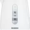 Elektrinis virdulys SEVERIN 1 L 2200 W baltas – belaidis, su 360° pagrindu, paslėptas kaitinimo elementas