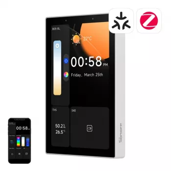 Išmanusis valdymo skydelis SONOFF NSPanel Pro 120 – Wi‑Fi, Bluetooth, Zigbee, sieninis išmaniųjų namų centras