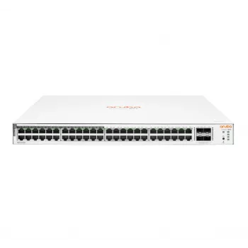 HPE Aruba Networking Aruba Instant On 1830 48G 24p PoE+ 4SFP 370W valdomas L2 Gigabit Ethernet komutatorius 1U