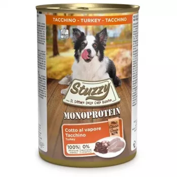 STUZZY Monoprotein Turkey – šlapias ėdalas šunims – 400 g