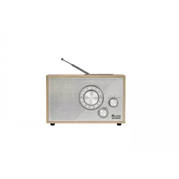 Radijo imtuvas OR Nightingale USB/BT šviesiai ruda