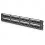DIGITUS Patch Panel RJ-45 48 prievadų pilkas RAL 7035 2U (DN-91648U)