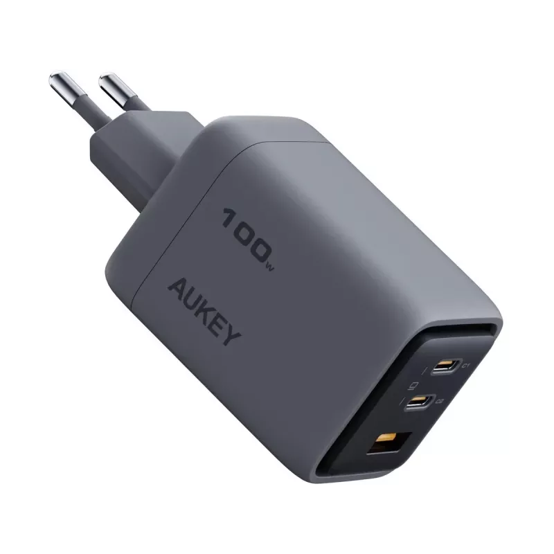 Comet Mix 3 sieninis įkroviklis PA-C5 3xUSB (2xUSB-C ir 1xUSB-A) 100W 5A QC5.0 PD3.0 AFC PPS FCP SCP