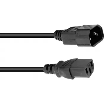 Prailginimo laidas Omnitronic 30235202, 3x1,0 mm², 5 m, juodas