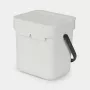 Brabantia Black & Go 3 l 1 krepšelis Pilka (213229)