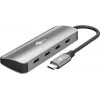 Goobay Slim 4 prievadų USB-C centras 10 Gbit/s (76565)