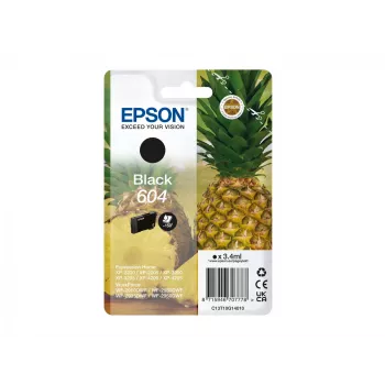Epson 604 kasetė 1 vnt Originalus Standartinės talpos Juoda