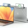 Indukcinis laikiklis MacBook MagSafe juodas