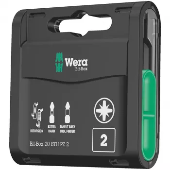 Wera 20 BTH PZ 2 antgalis sukimo antgalių rinkinys