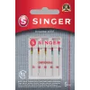 SINGER universalių adatų rinkinys siuvimo mašinoms Universal ASST 5PK – įvairių dydžių, skirtas audiniams