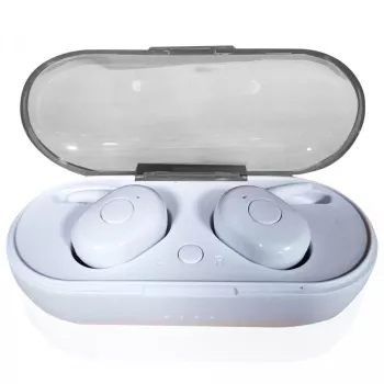 Belaidės ausinės V.Silencer Ture Wireless Earbuds baltos