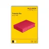 Dėklas DeLOCK 18374 3,5 colio HDD raudonas