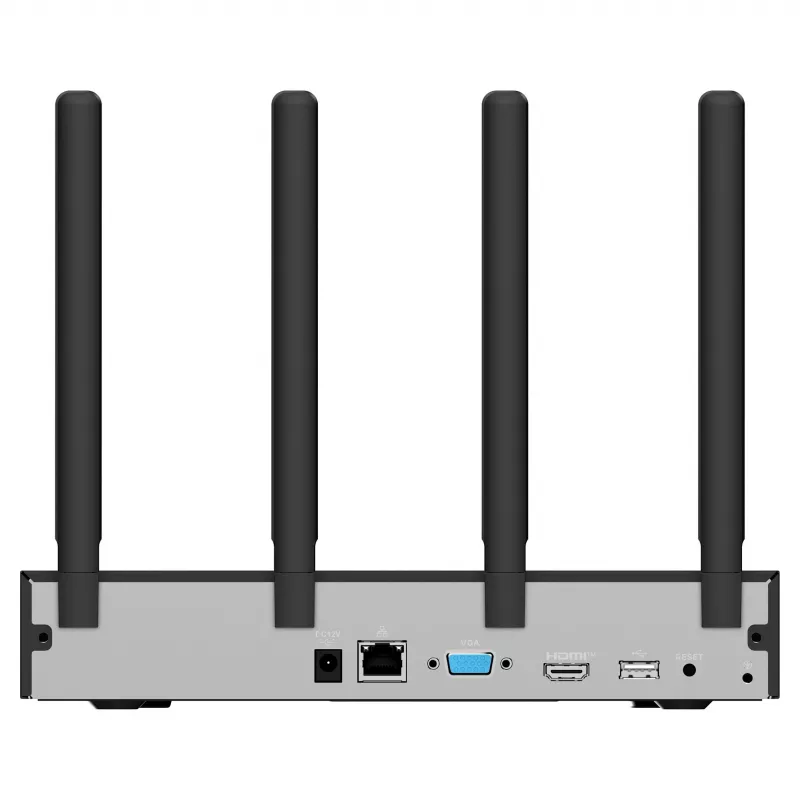 Tinklinis vaizdo registratorius IMOU N118W juodas – 18 kanalų, 4 kanalų atkūrimas, 3840×2160, dviejų juostų Wi‑Fi, SATA iki 16 TB