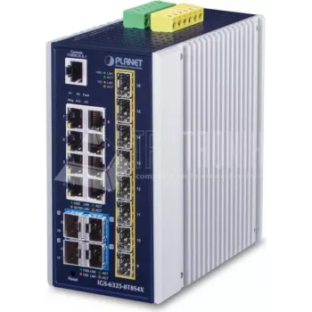 Valdomas jungiklis PLANET IGS-6325-8T8S4X IP30 pramoninis L3 8 prievadų