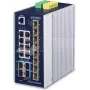 Valdomas jungiklis PLANET IGS-6325-8T8S4X IP30 pramoninis L3 8 prievadų