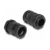 DeLOCK 60465 apsauginė kabelių mova juoda plastikinė 21,2 mm 2 m
