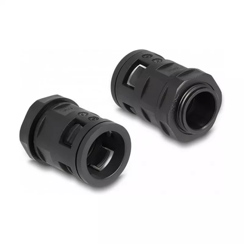 DeLOCK 60465 apsauginė kabelių mova juoda plastikinė 21,2 mm 2 m