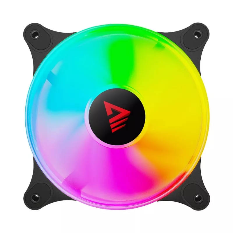 SAVIO Blast 120mm ARGB PWM korpuso ventiliatorius – juodas