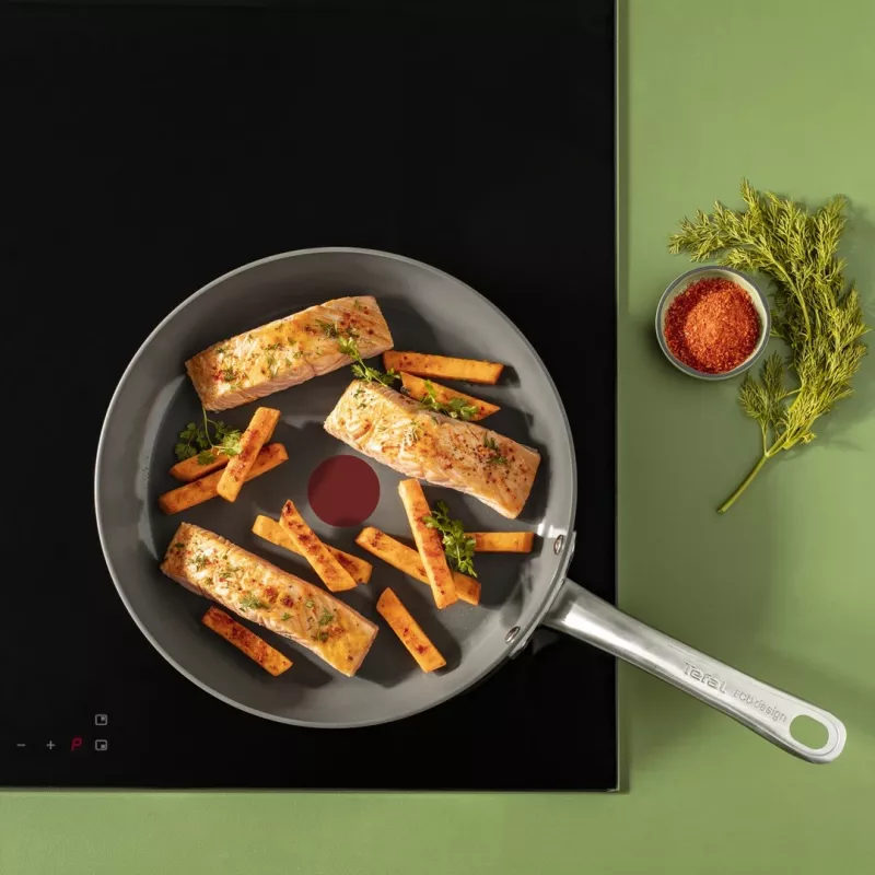 Keptuvė Tefal Renewal C4260443 24 cm – aliumininė, keraminė nelipni danga, tinka indukcijai, Thermo-Spot