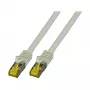 EFB-Elektronik RJ45 jungiamasis laidas Cat.6A S/FTP LSZH Cat.7 žaliava pilka 5m