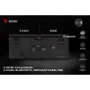 Savio Phenix SAVGK-RED belaidė mechaninė klaviatūra (82 klavišai, 75 %, Gateron Pro, RGB, RF 2,4 GHz / Bluetooth / USB)
