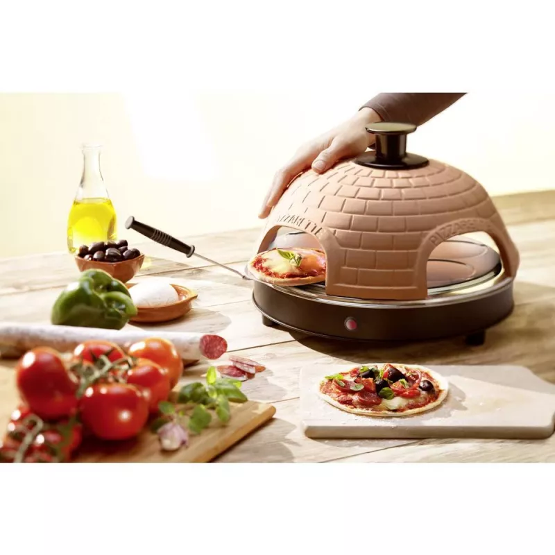 Picos keptuvė Emerio PO-115985 4 picos 900 W juoda oranžinė