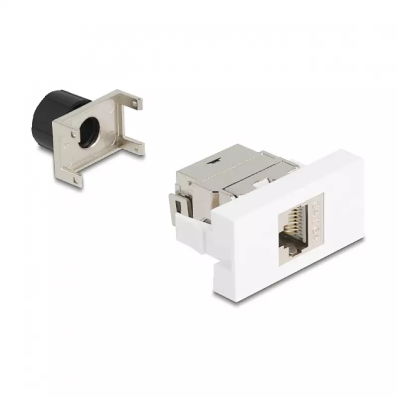 DELOCK RJ45 modulis 90906 Cat.6A 180° beįrankis