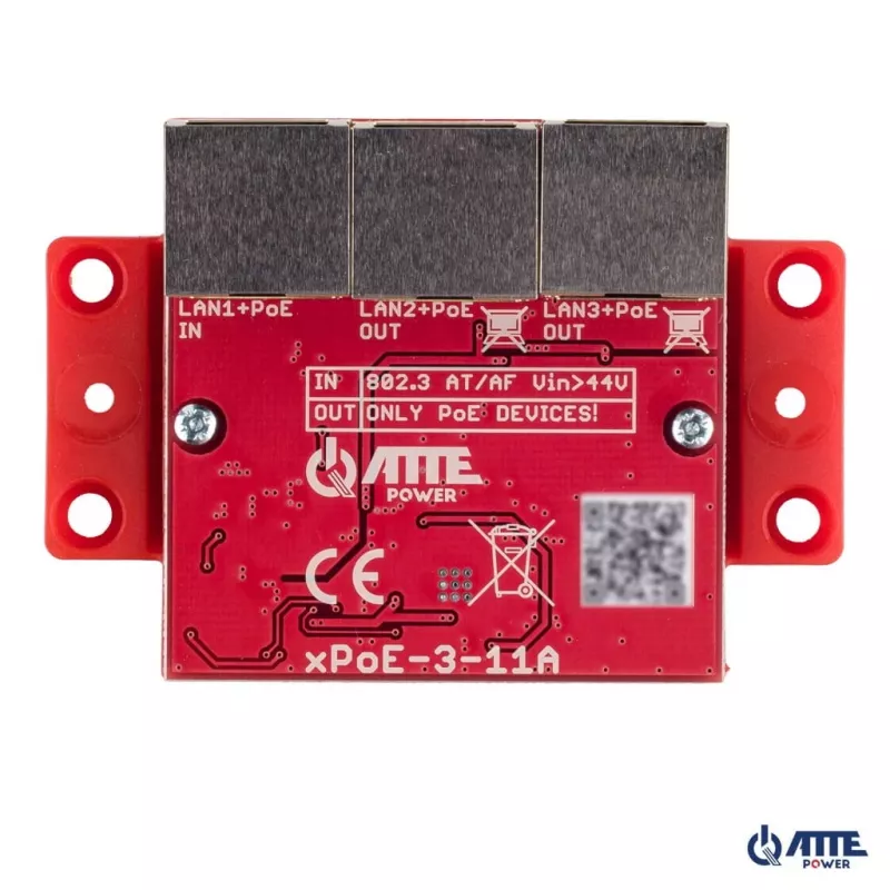 ATTE xPoE-3-11A 3 prievadų PoE jungiklis