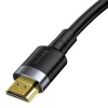 Baseus Cafule 4K HDMI kištukas į 4K HDMI kištuką adapterio laidas 2 m juodos spalvos