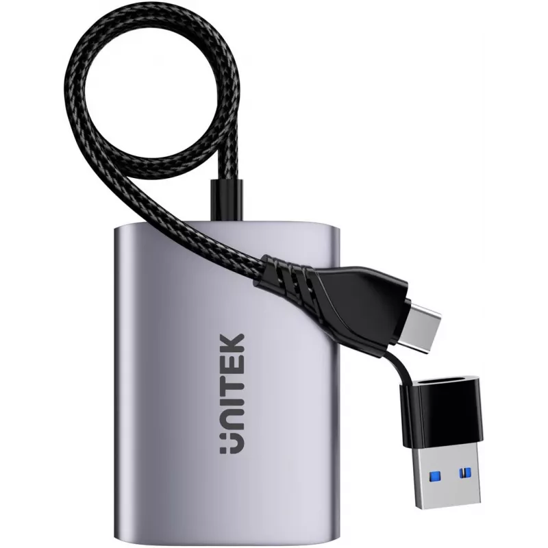 USB-C / USB-A į 2× HDMI MST FullHD adapteris Unitek V1427A01