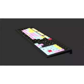 Logickeyboard ASTRA 2 USB QWERTZ klaviatūra, juoda, pilno dydžio, 104 klavišai