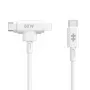 HYPER HyperJuice USB laidas USB 2.0 1,5 m USB C USB C/Lightning baltas
