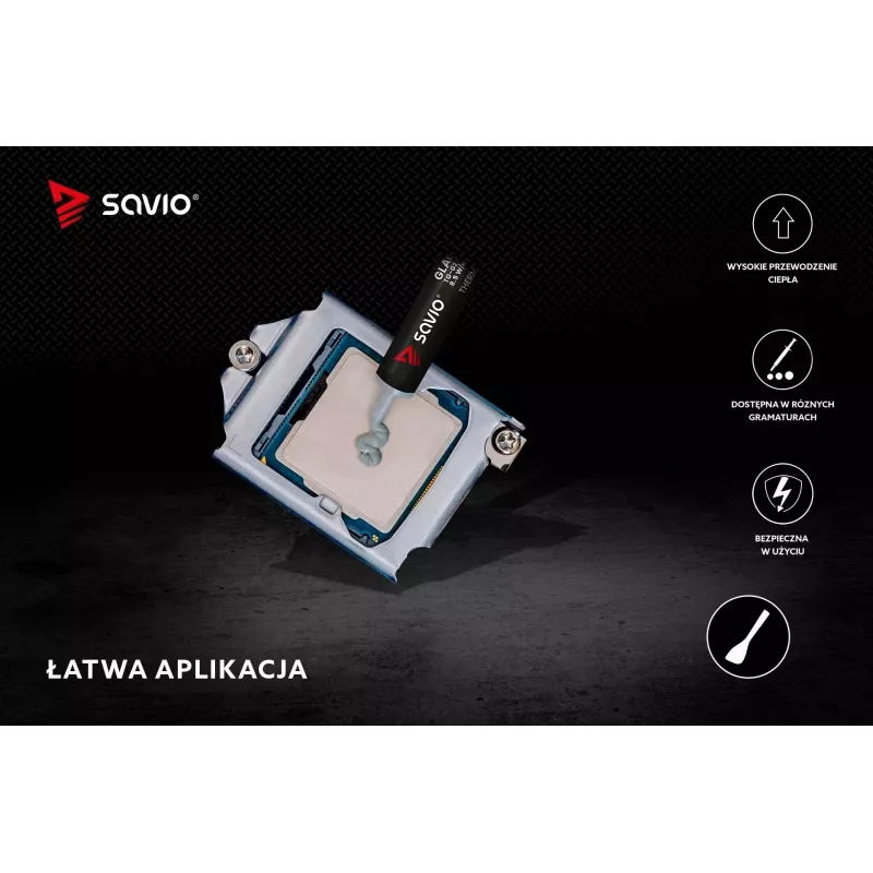 Terminis tepalas SAVIO TG-02 8,5 W/mK 2 g
