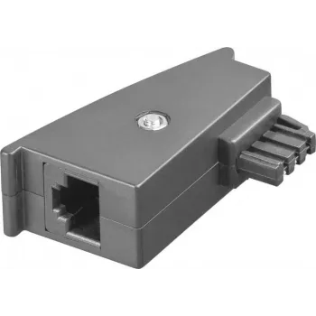 Goobay TAE adapteris, TAE-F kištukas > RJ45 lizdas (8P2C), pilkas (45736)