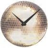 NeXtime laikrodis 5172 Little Disco, 20 cm skersmens, sieninis, sidabrinis