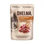 Šlapias kačių ėdalas SHELMA Rich in duck padaže, 85 g pakelis, suaugusioms katėms, be grūdų, pilnavertis pašaras